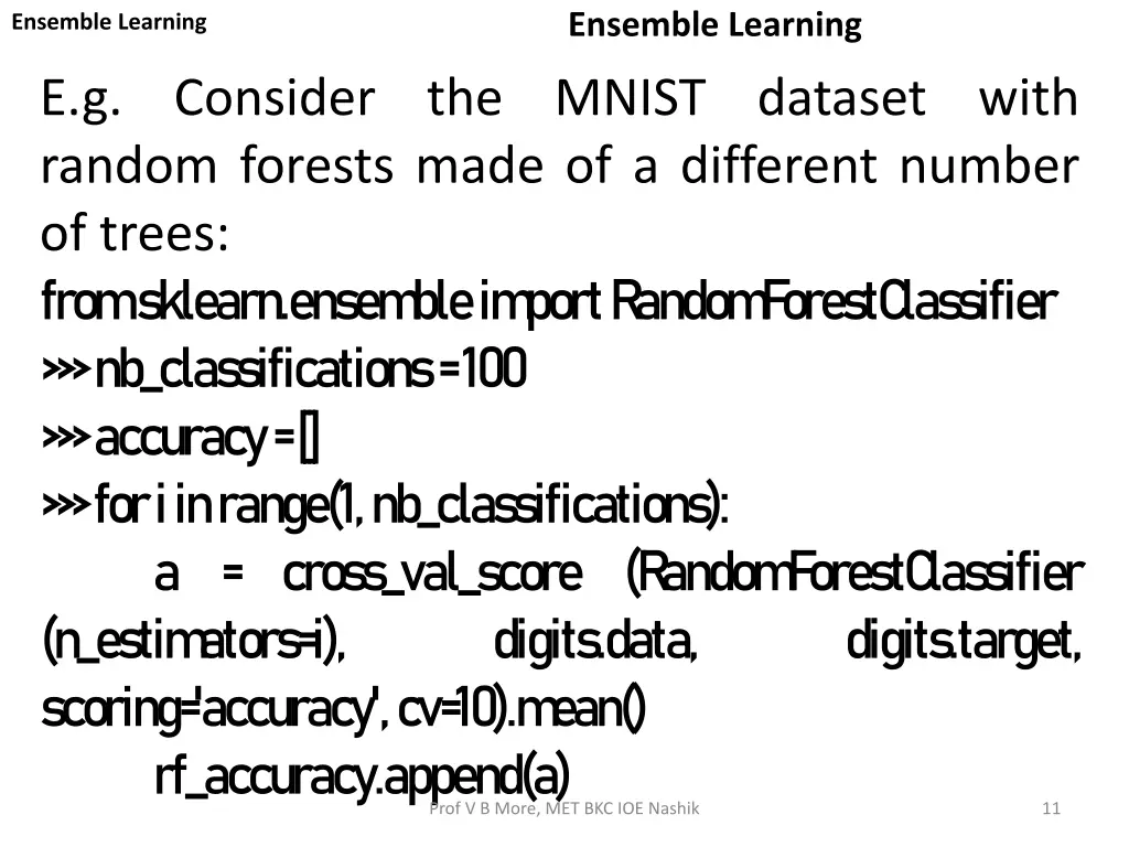 ensemble learning 10