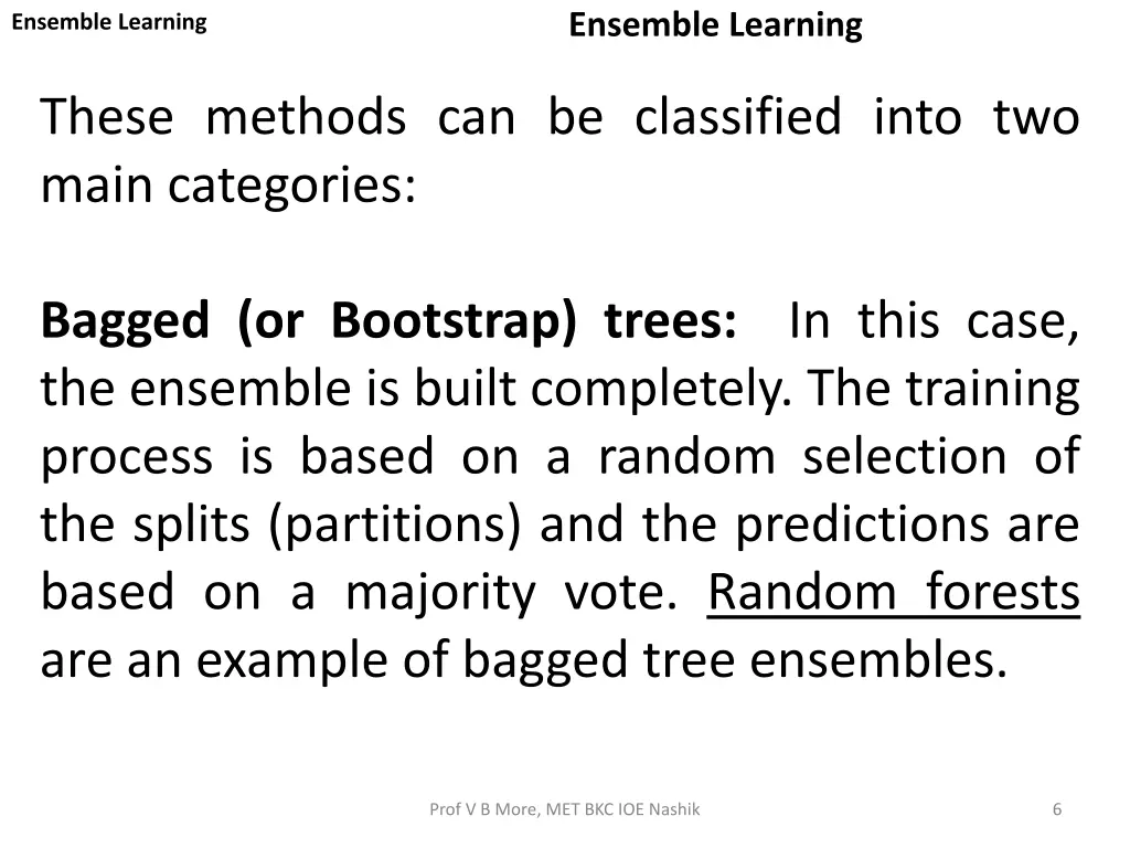 ensemble learning 5