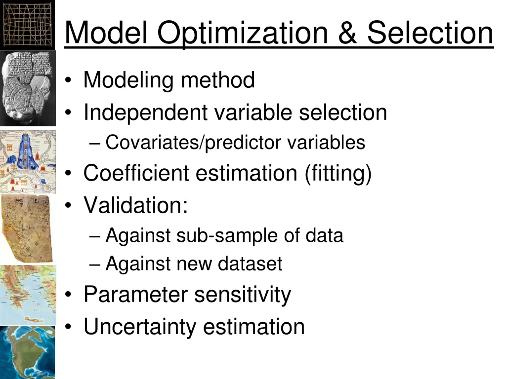 model optimization selection