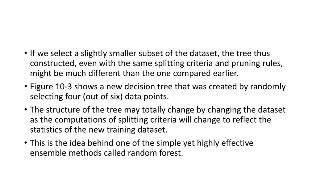 if we select a slightly smaller subset