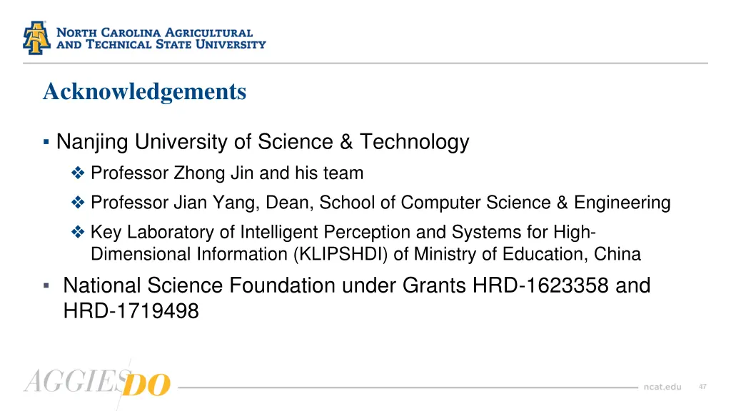 acknowledgements