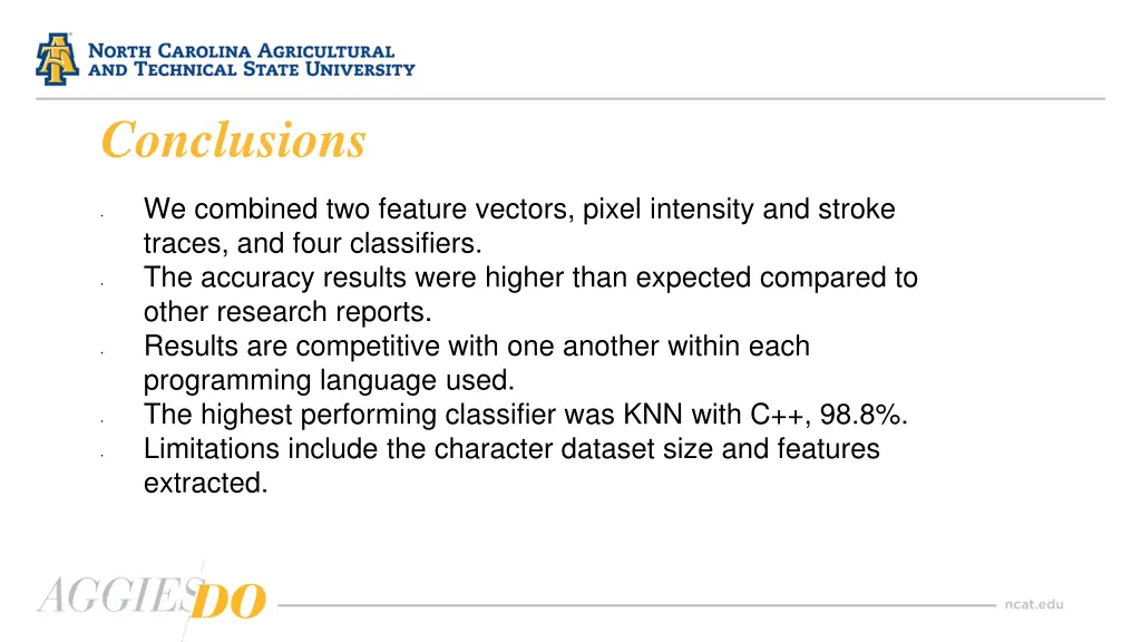 conclusions