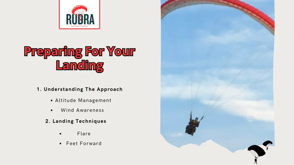 preparing for your landing landing