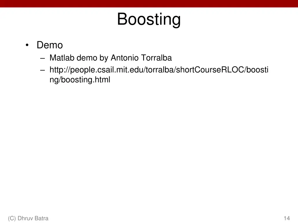 boosting 1