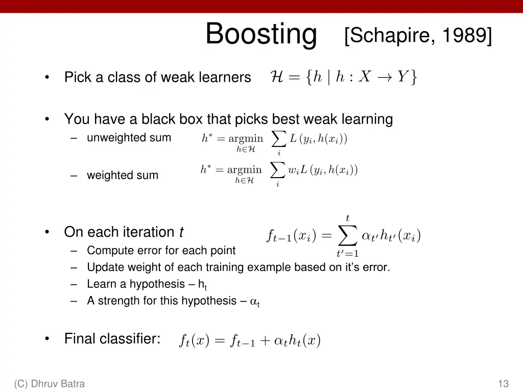 boosting