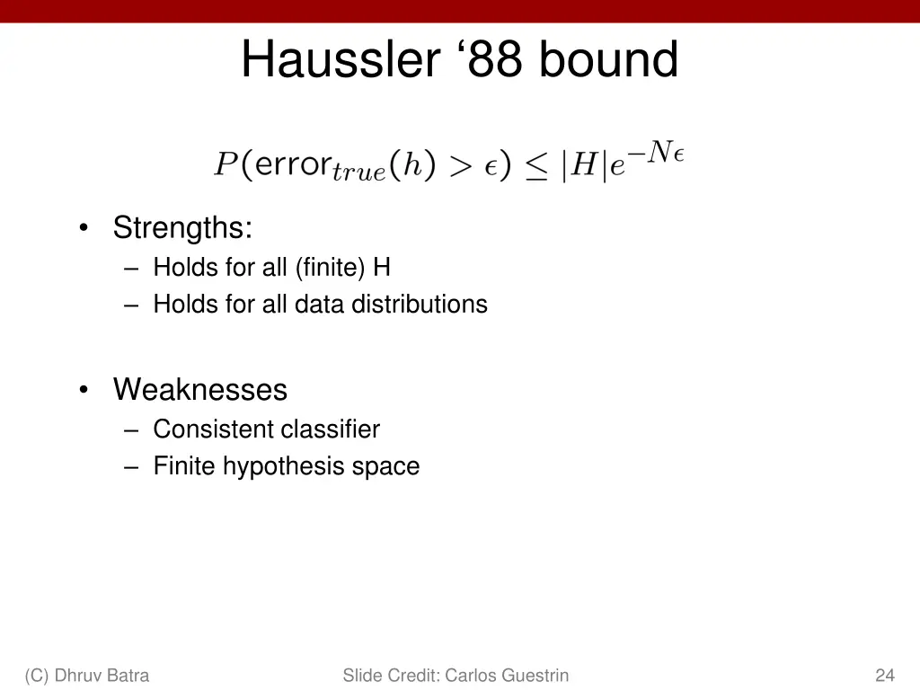 haussler 88 bound