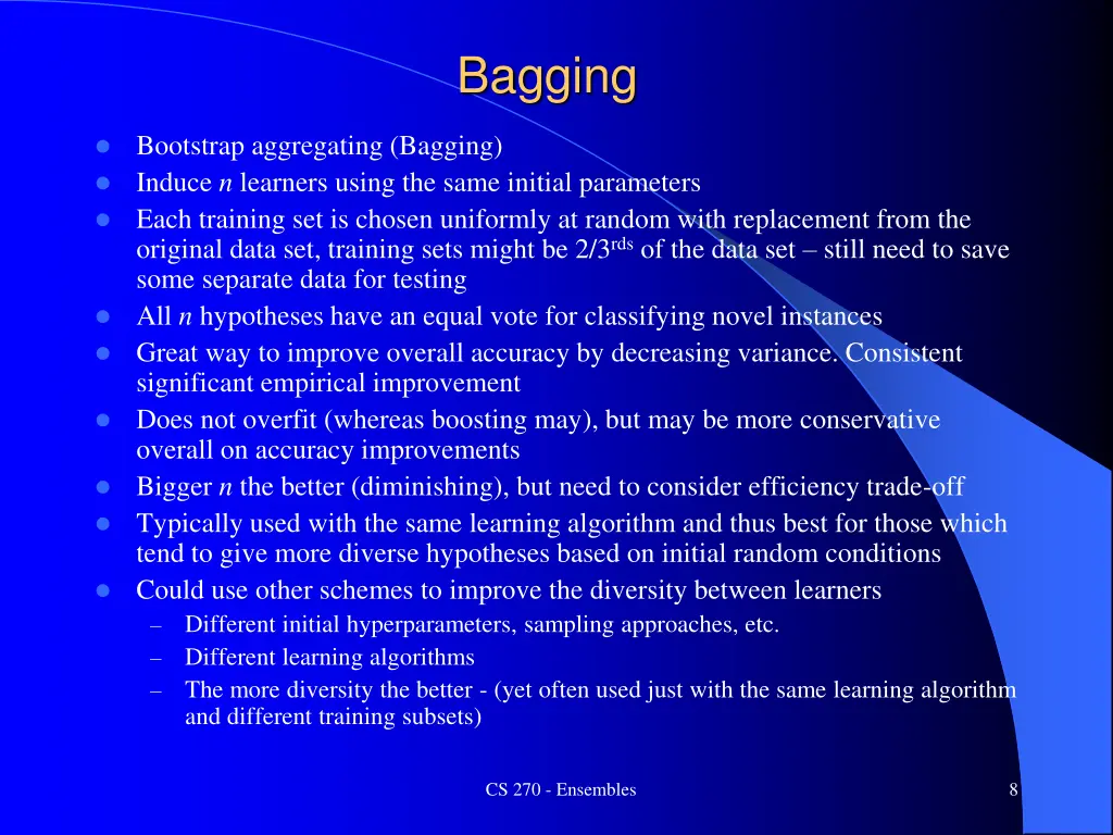 bagging