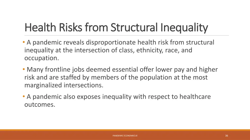 health risks from structural inequality health