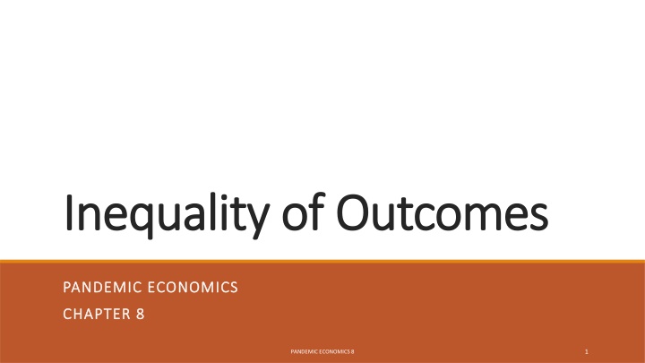 inequality of outcomes inequality of outcomes