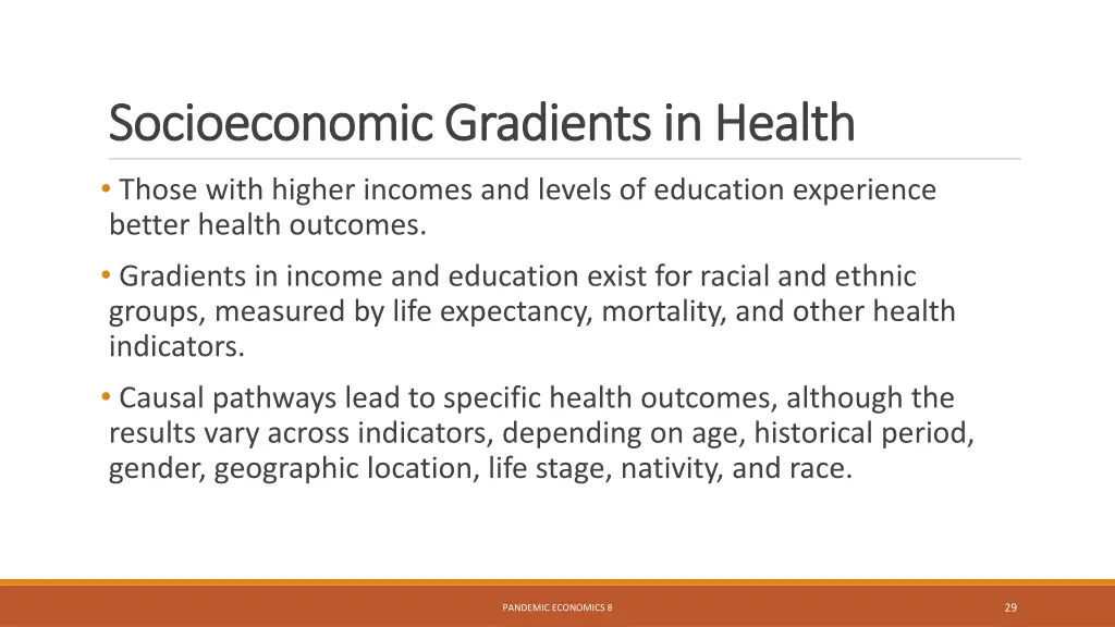 socioeconomic gradients in health socioeconomic