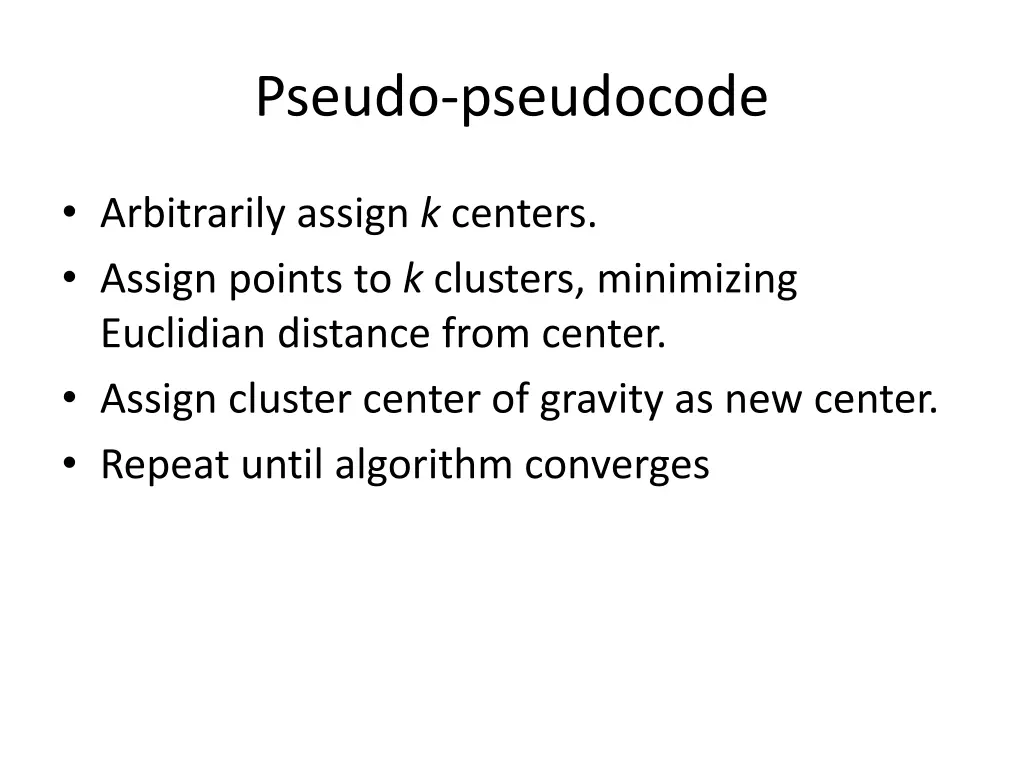 pseudo pseudocode