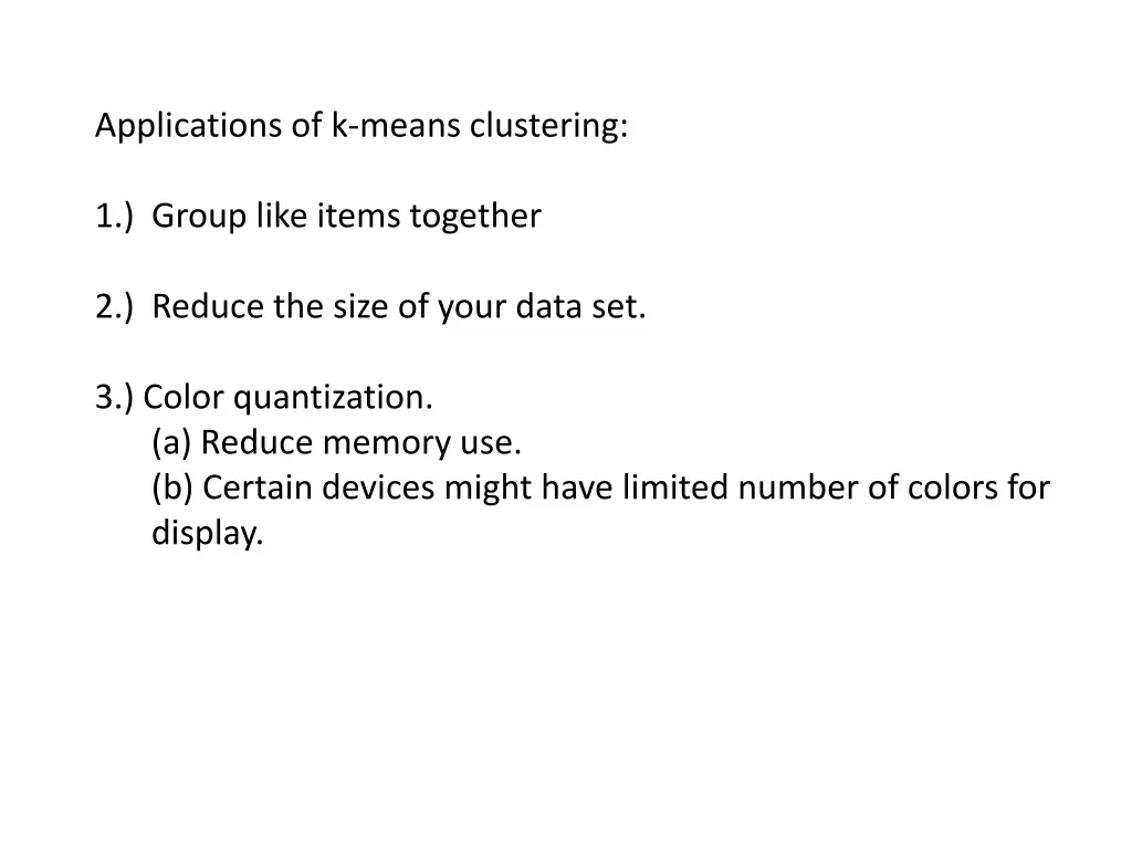 applications of k means clustering