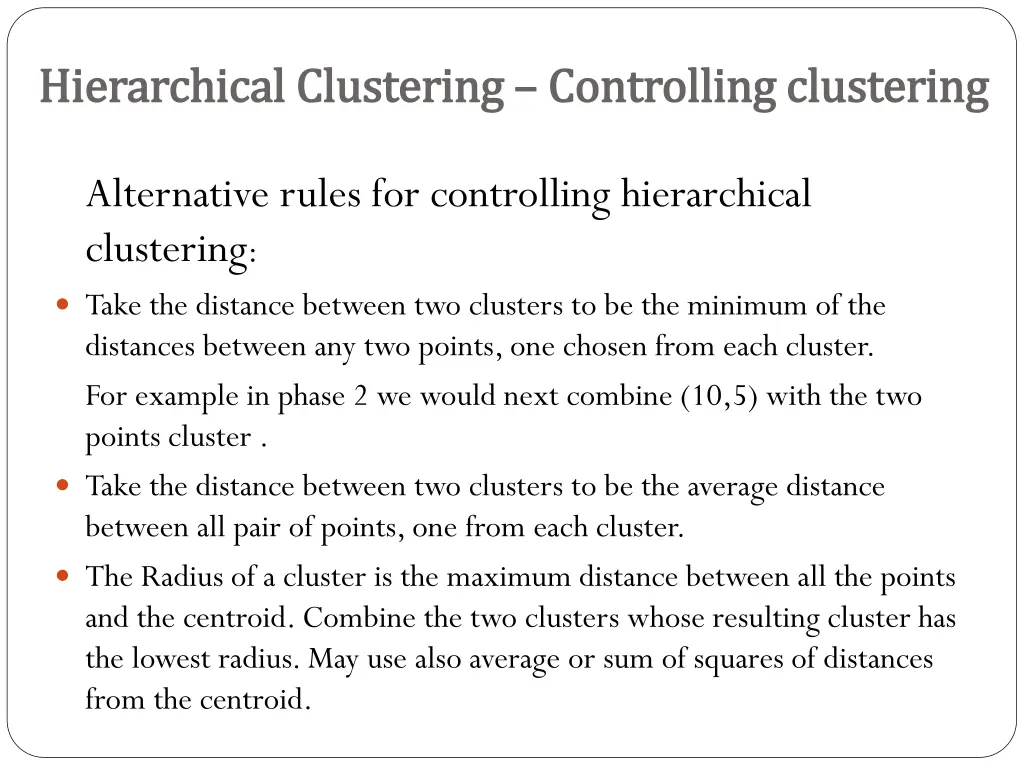 hierarchical clustering hierarchical clustering 1
