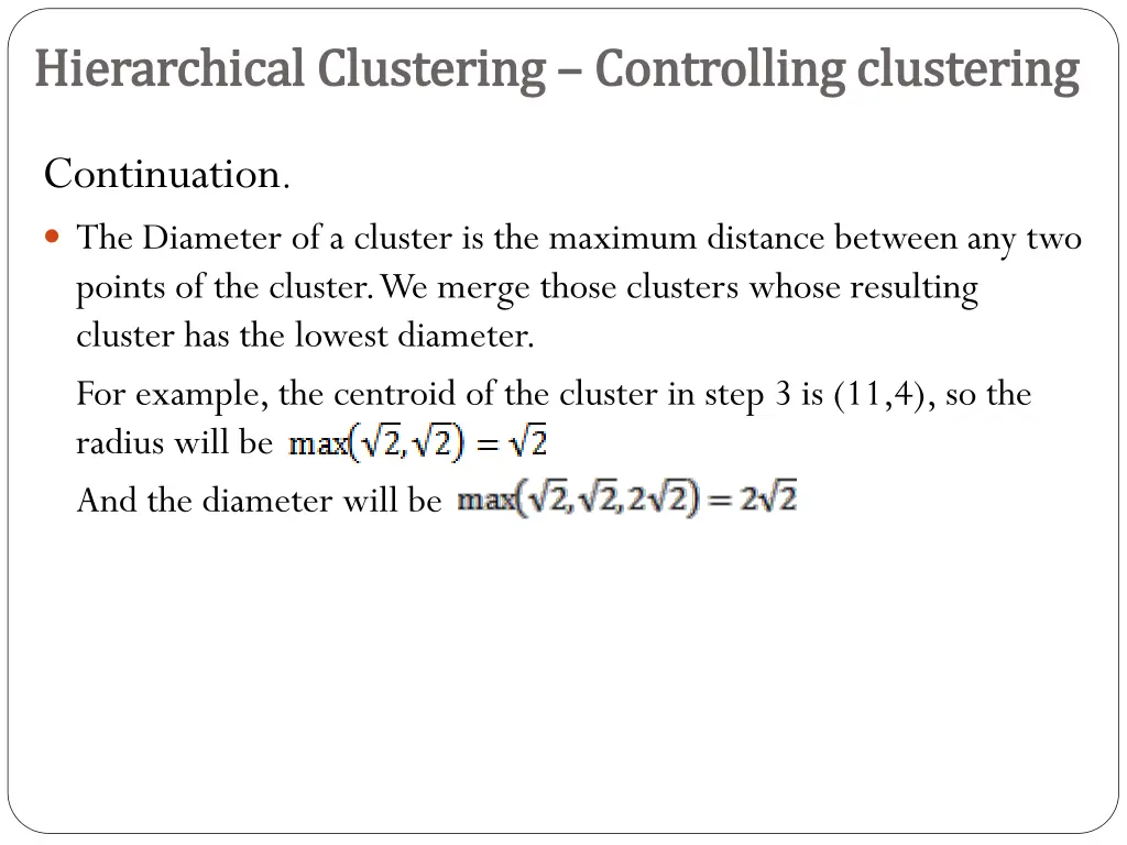 hierarchical clustering hierarchical clustering 2