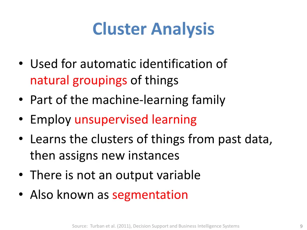 cluster analysis 1