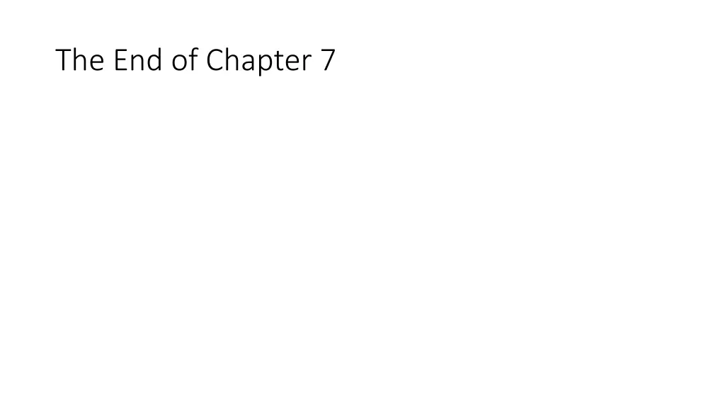 the end of chapter 7