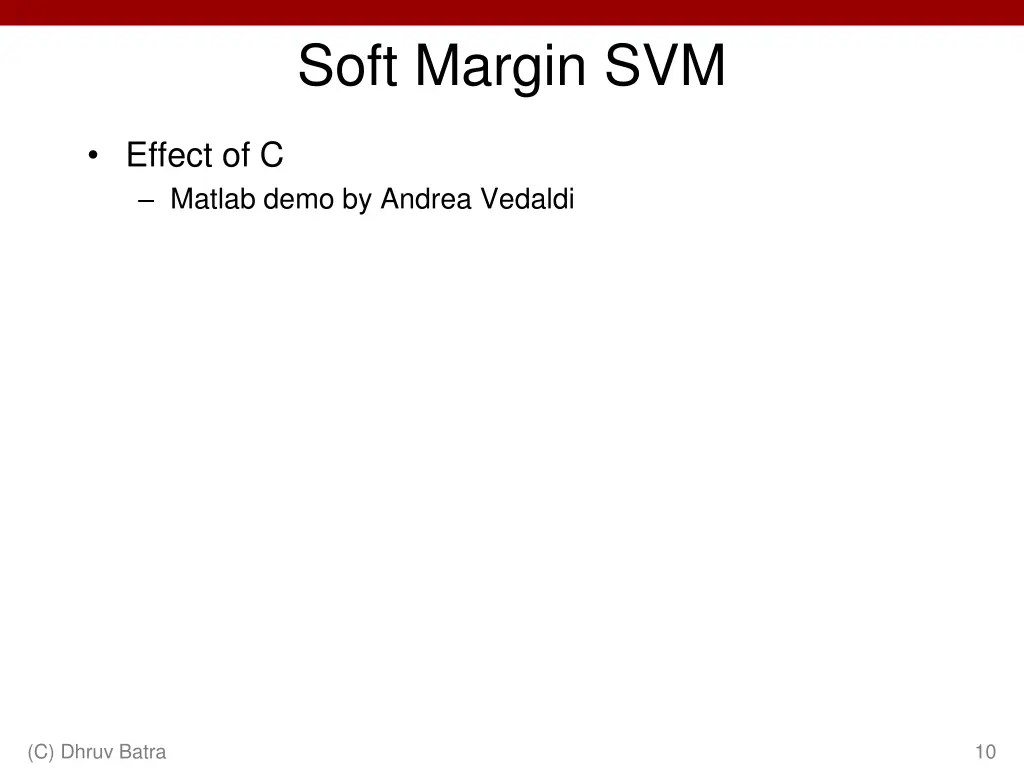 soft margin svm