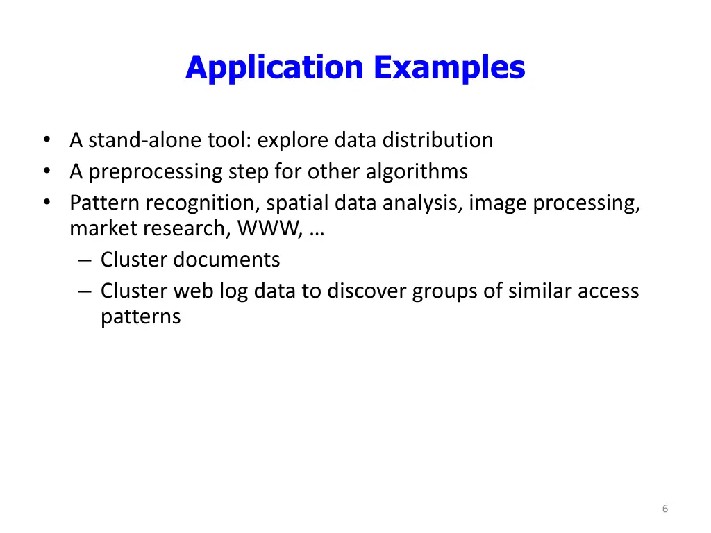 application examples