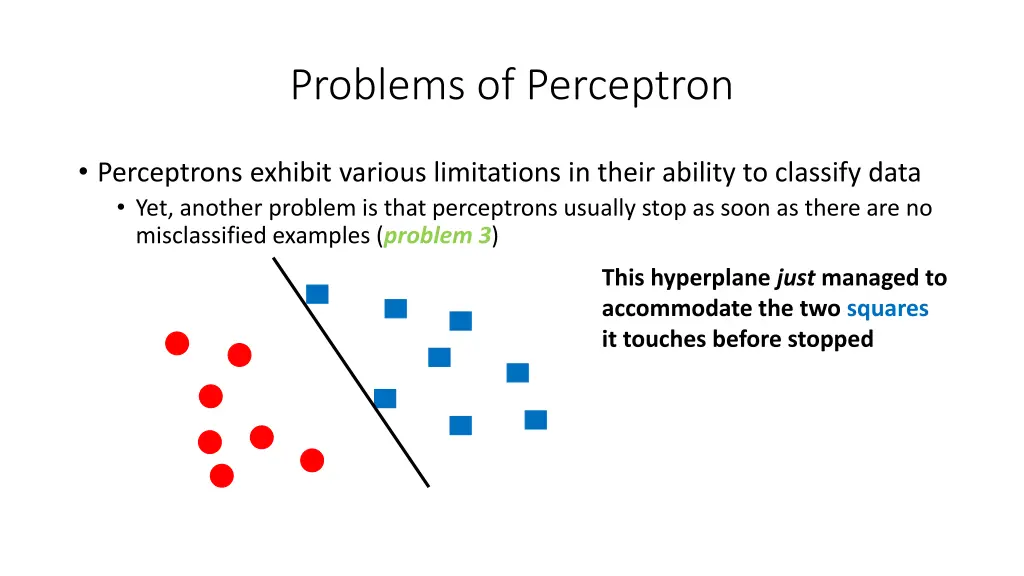 problems of perceptron 5