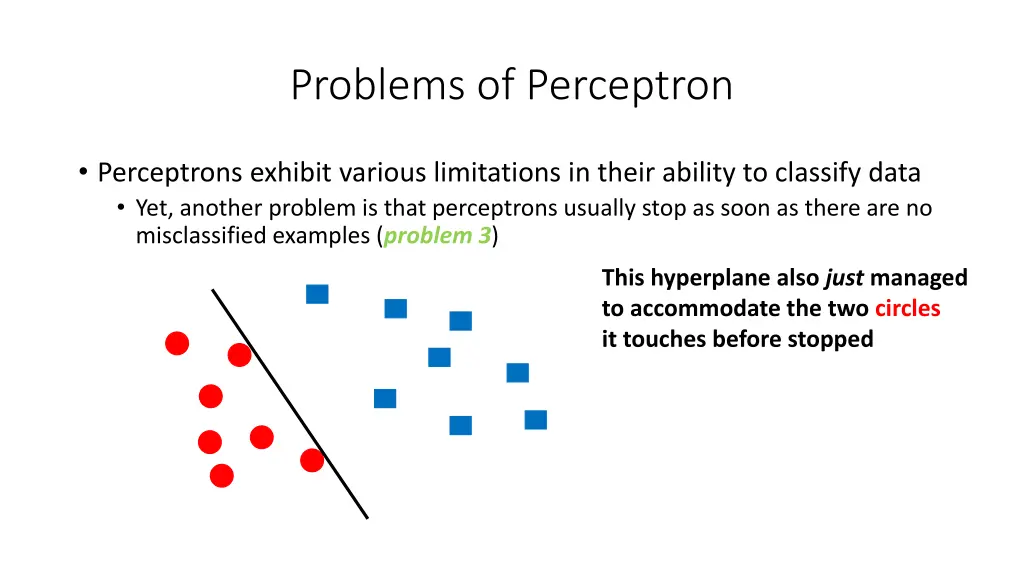 problems of perceptron 6