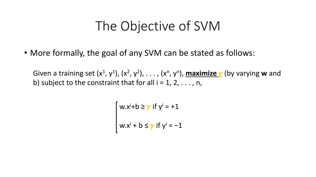 the objective of svm 7