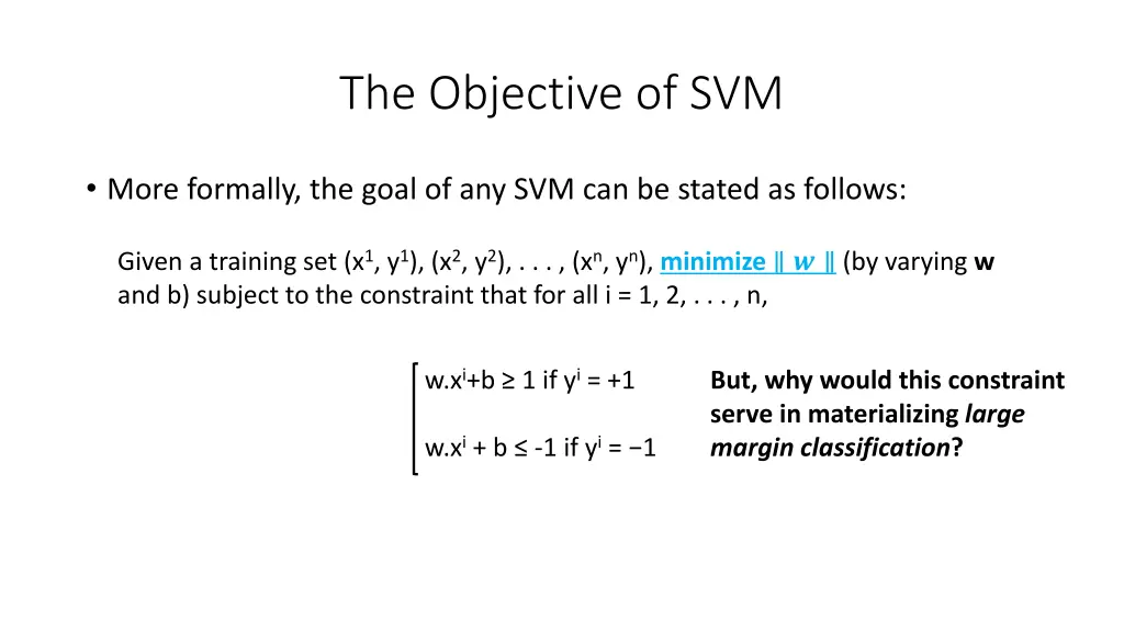 the objective of svm 8