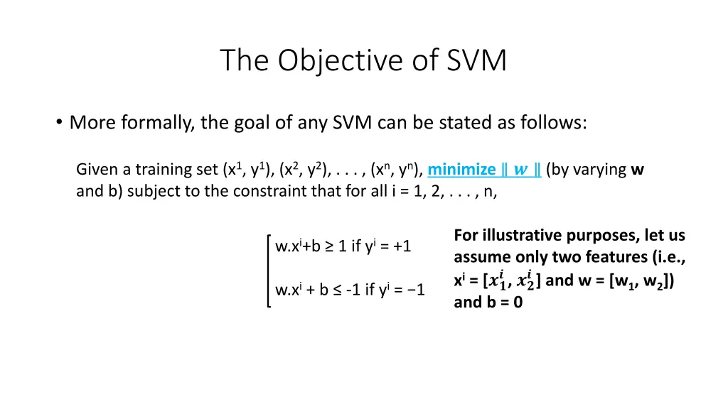 the objective of svm 9