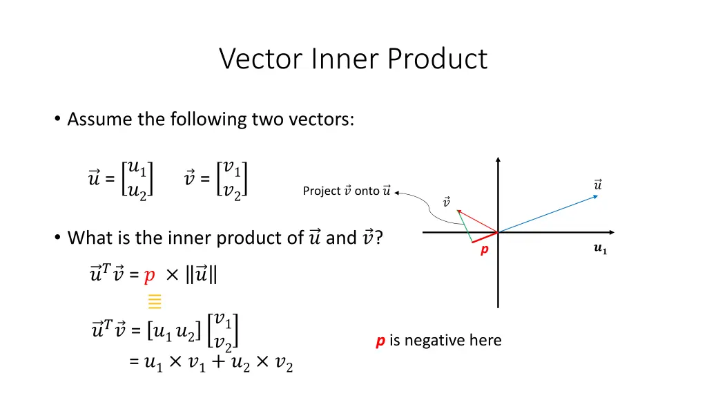 vector inner product 2
