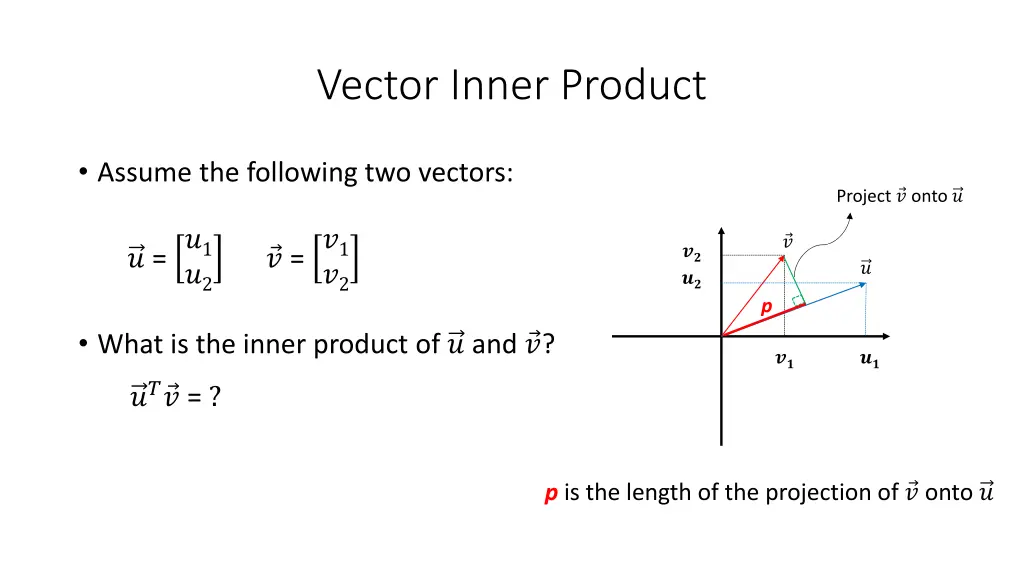 vector inner product