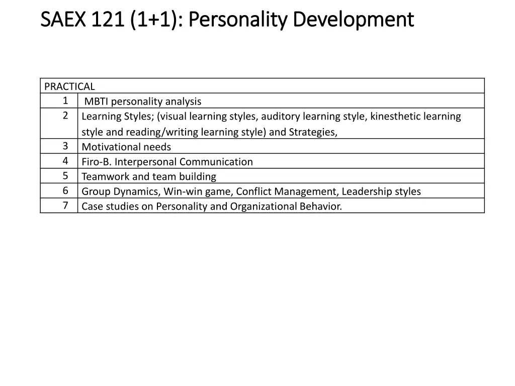 saex 121 1 1 personality development saex 1