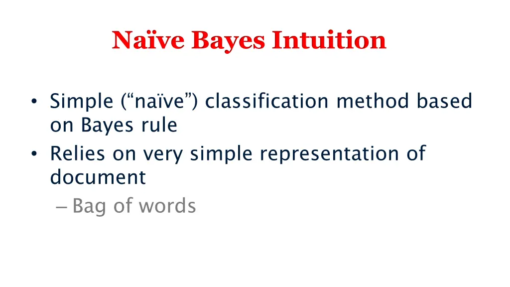 na ve bayes intuition