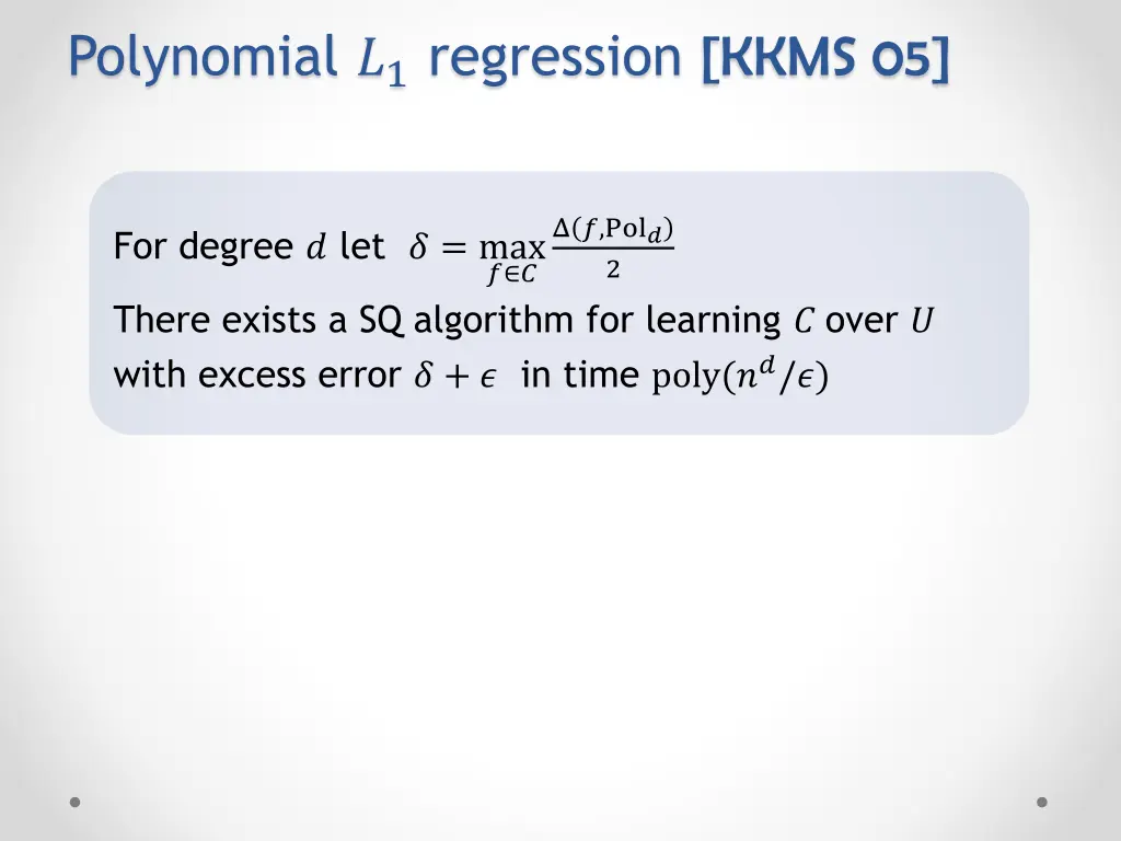 polynomial 1 regression kkms 05