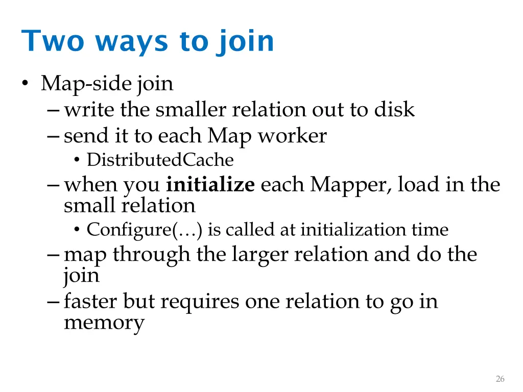 two ways to join 2