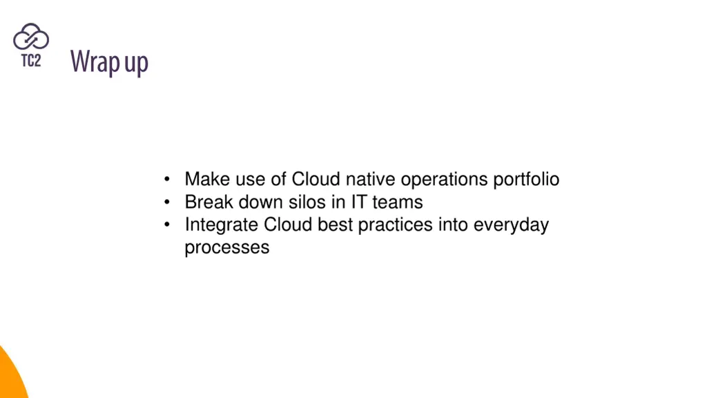 make use of cloud native operations portfolio