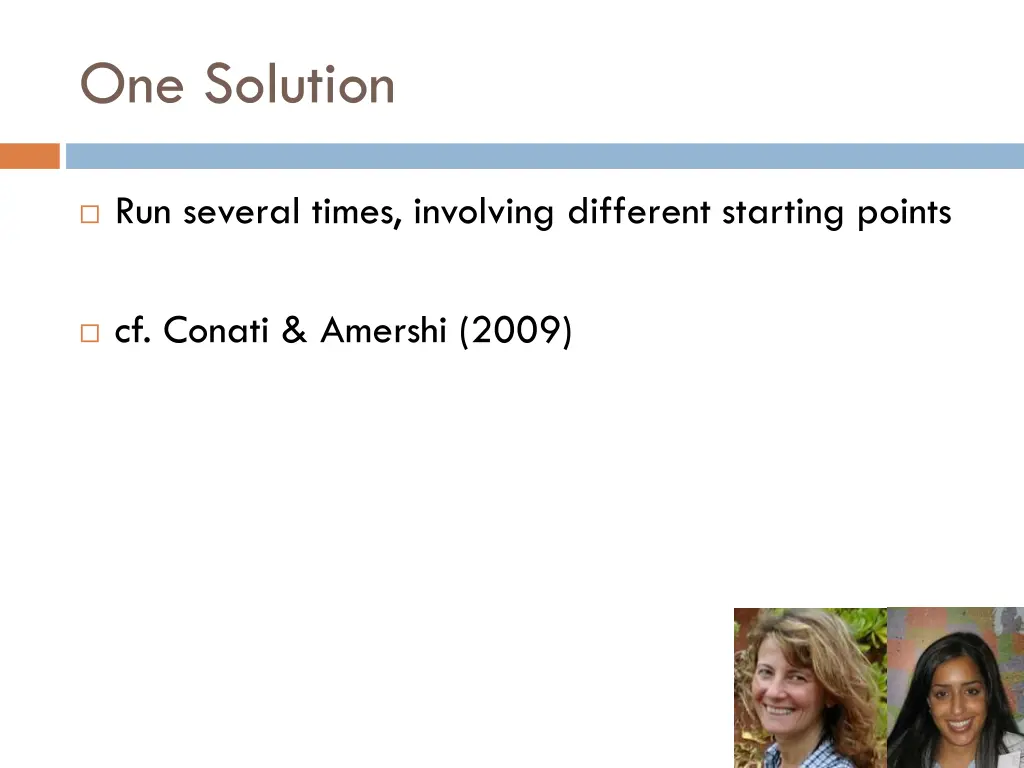 one solution