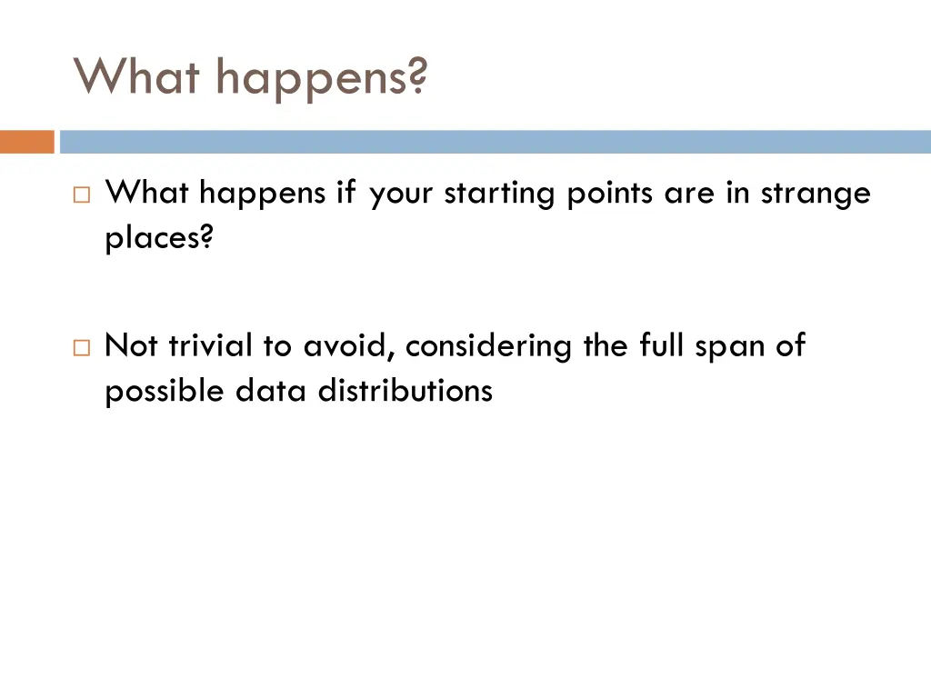 what happens