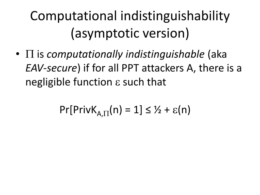 computational indistinguishability asymptotic 2
