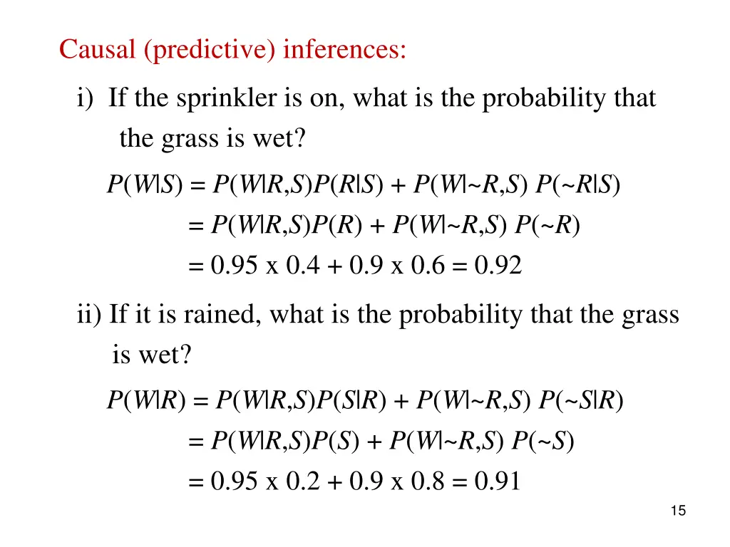 causal predictive inferences