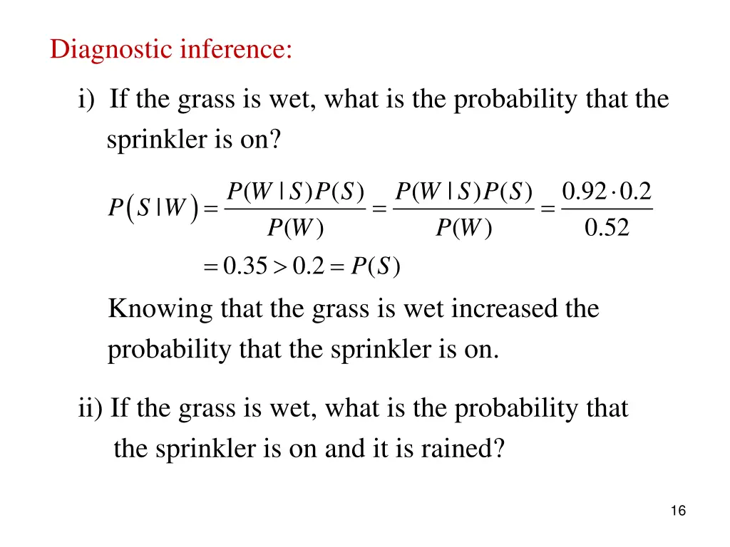 diagnostic inference