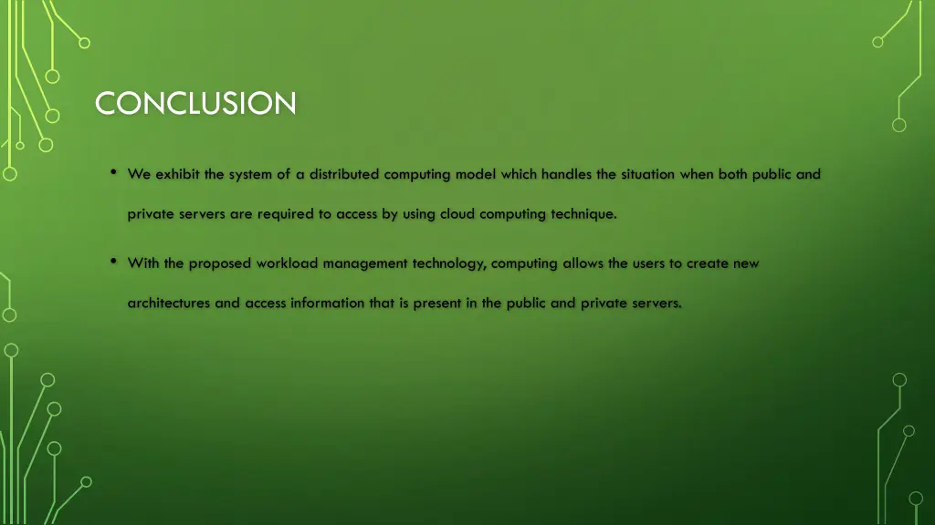 conclusion