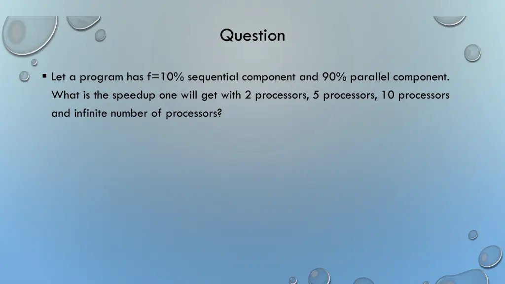 question
