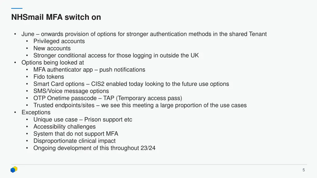 nhsmail mfa switch on