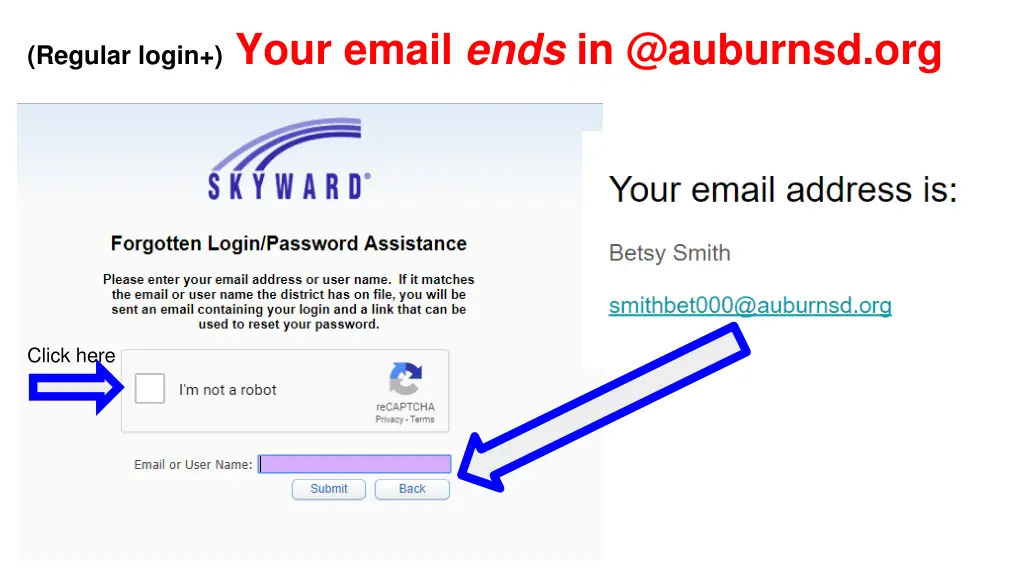 regular login your email ends in @auburnsd org