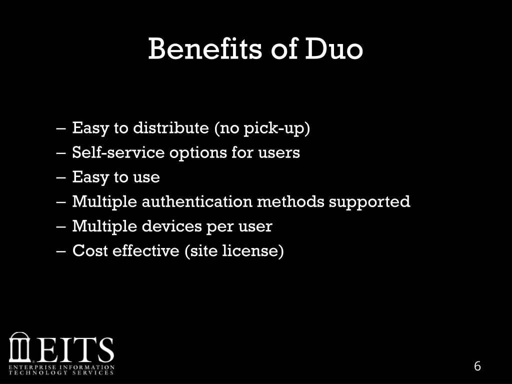 benefits of duo