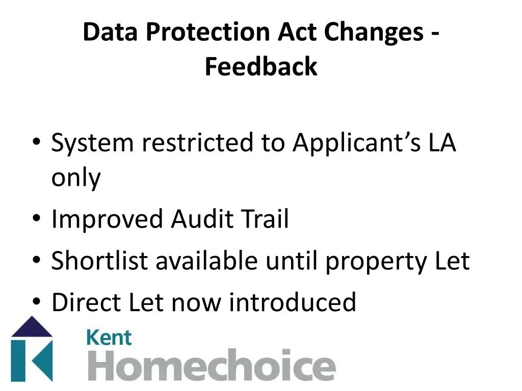 data protection act changes feedback
