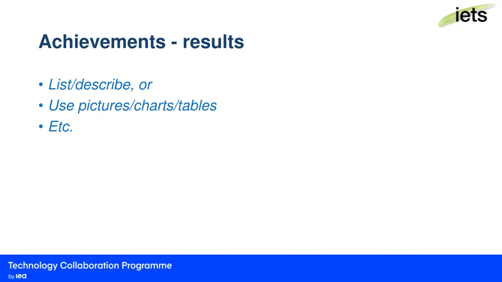 achievements results