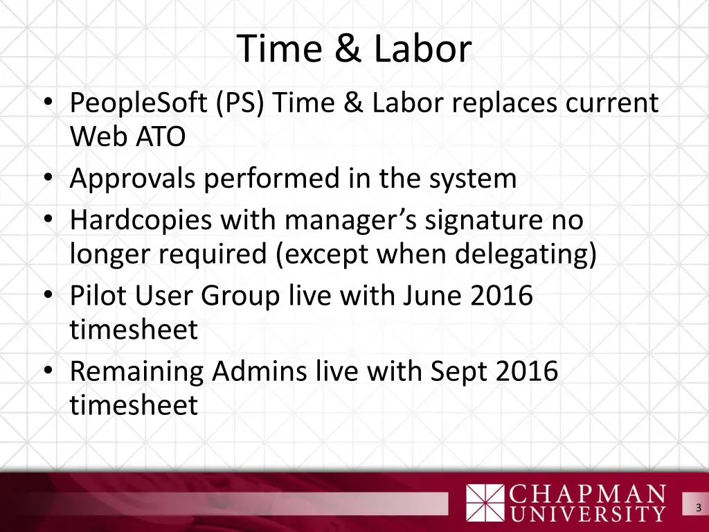 time labor