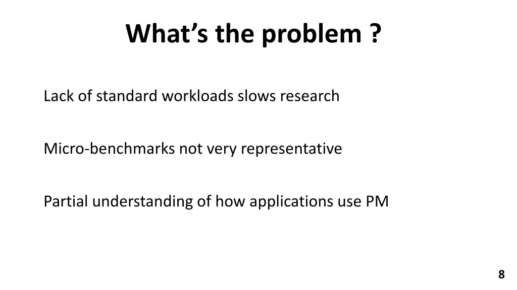 what s the problem