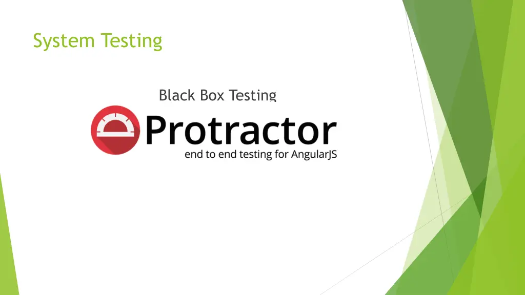 system testing