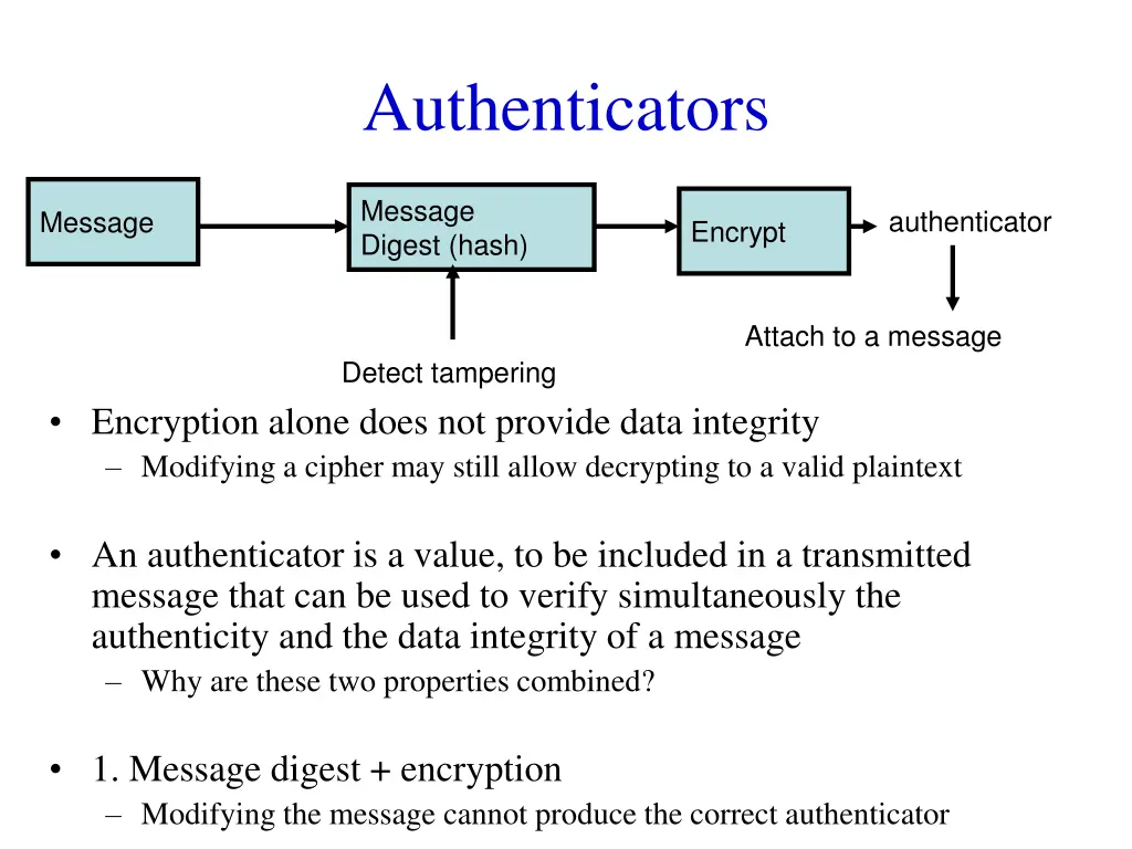 authenticators